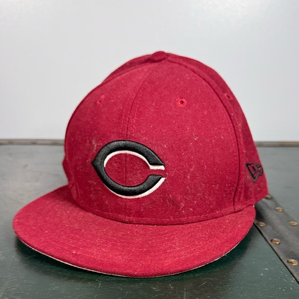 Cincinnati Reds NEW ERA Genuine Merchandise 59Fifty 7 5/8 Wool
